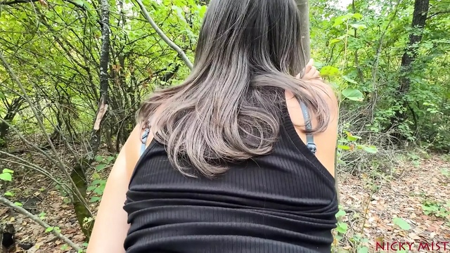 Cum in My Mouth After Fuck Me in the Woods Nicky Mist 60fps