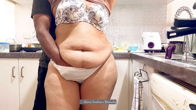 The Erotic Affair Between a Sexy Mother-in-Law and Her Son-in-Law in the Kitchen